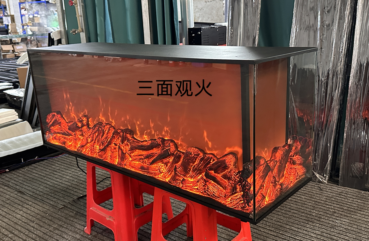 定制-三面观火电子壁炉